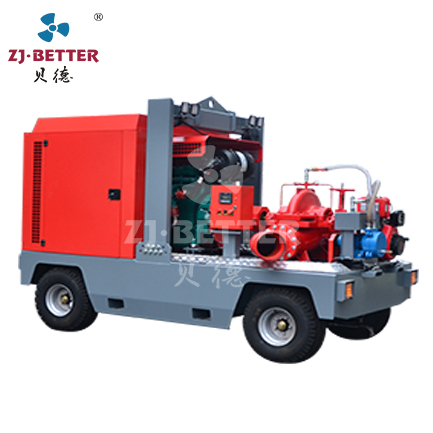 大流量防汛排澇移動(dòng)泵車